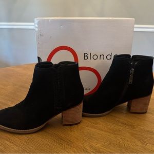 Blonde Nina Suede Waterproof Bootie 8